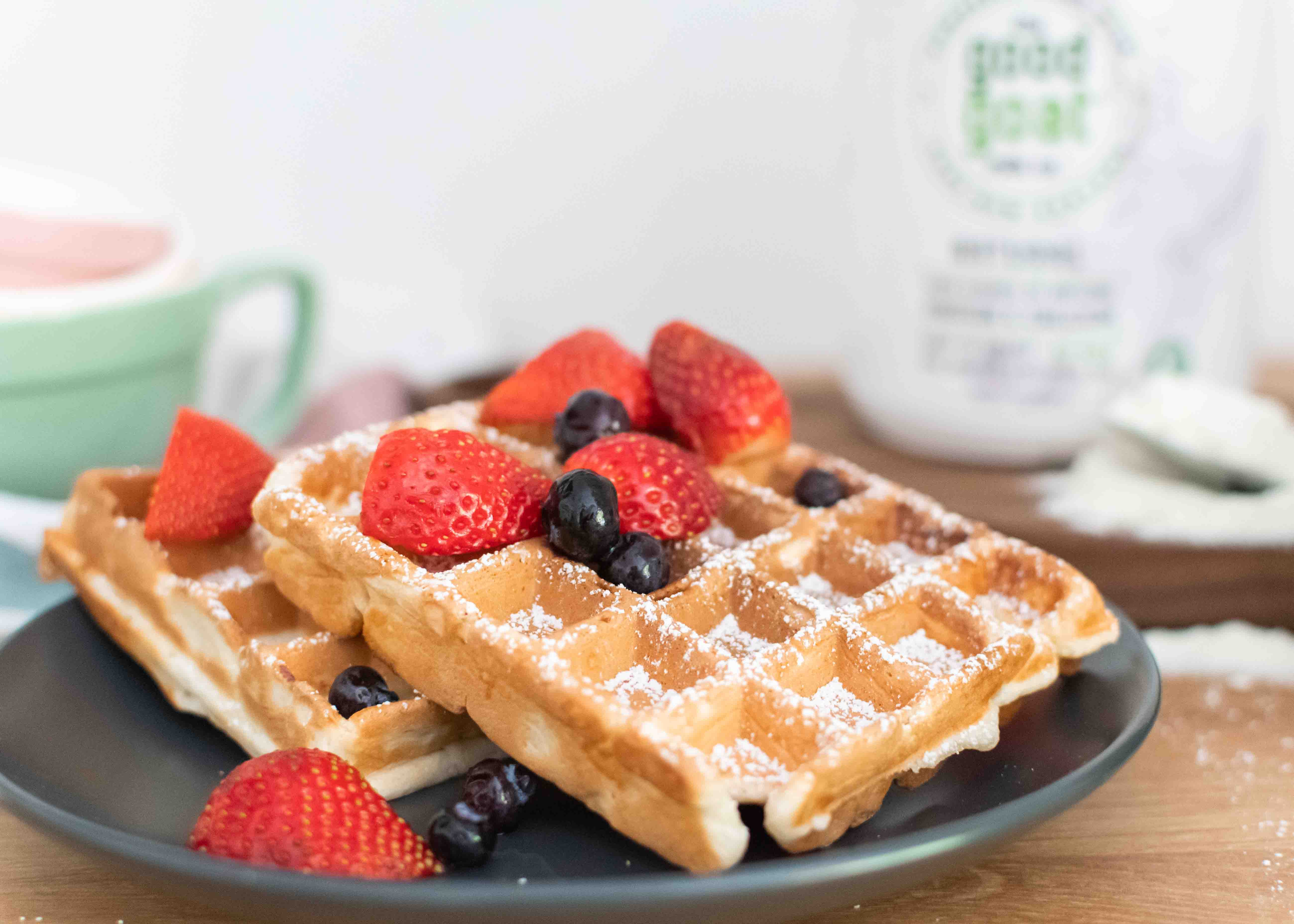 Goat Milk Waffles