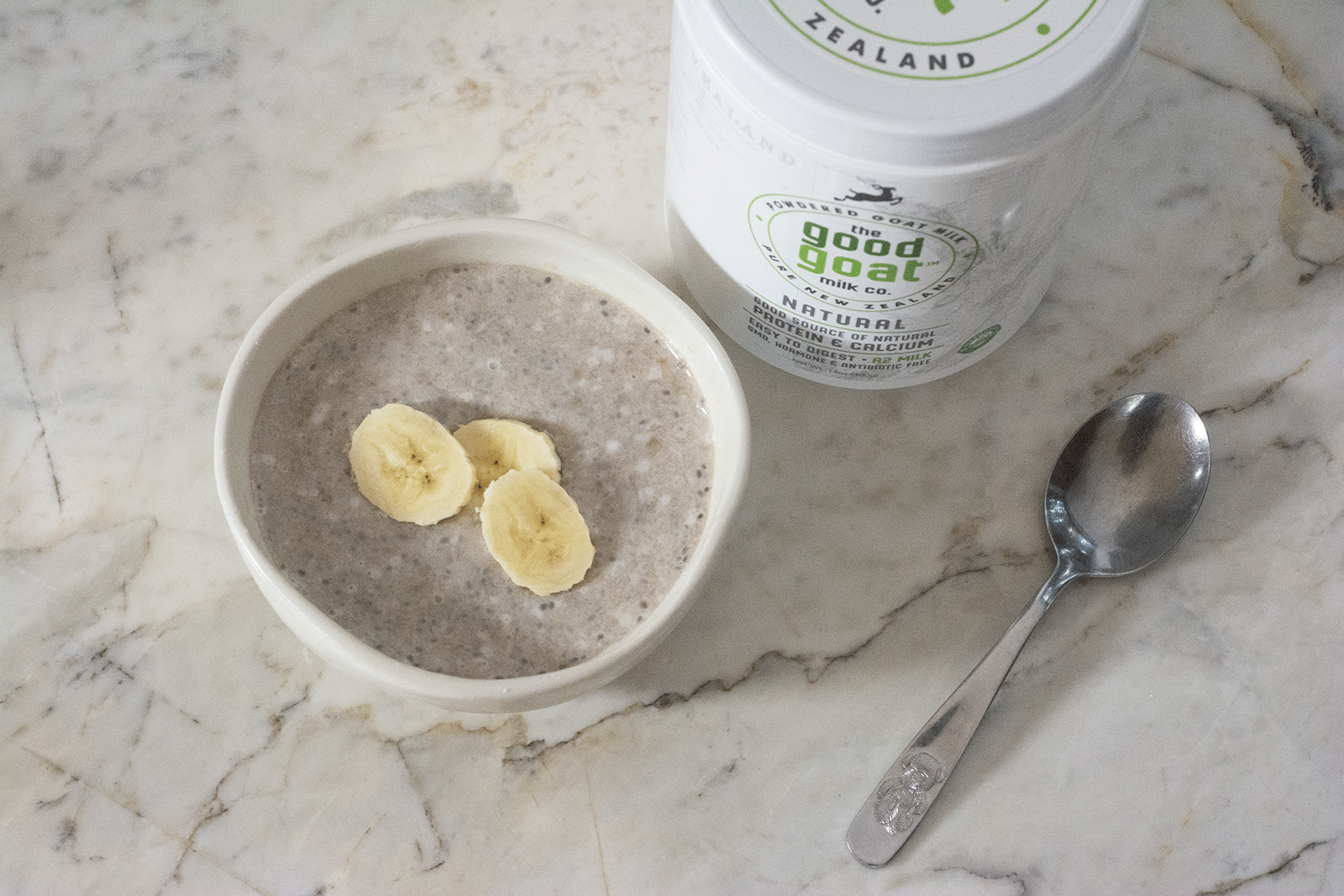 Goat Milk Chia Pudding for Babies &amp; Toddlers