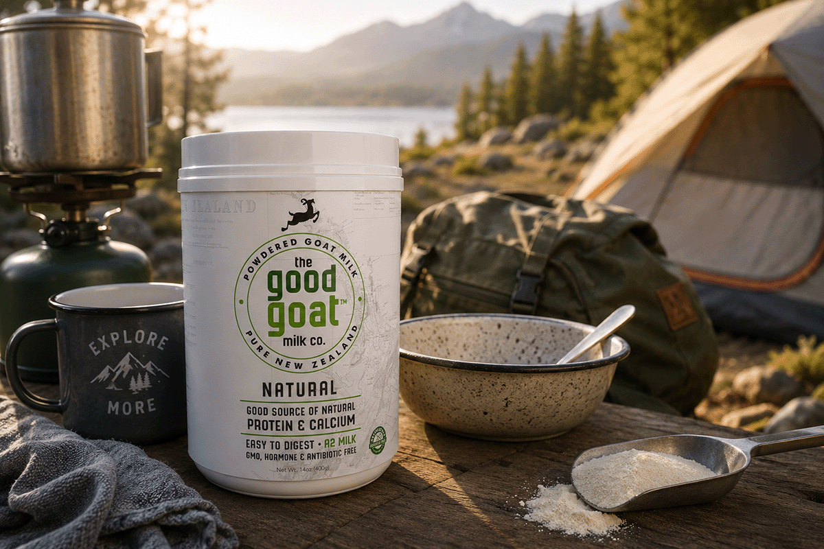 Why Goat Milk Powder Is the Perfect Camping Companion