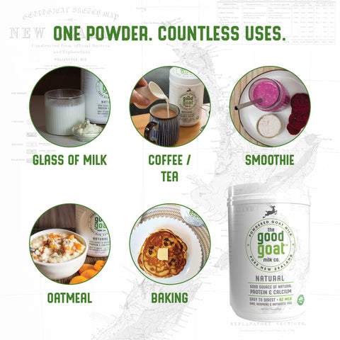 Natural, Full Cream Goat Milk Powder