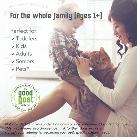 Natural, Full Cream Goat Milk Powder