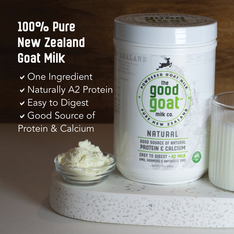 Natural, Full Cream Goat Milk Powder